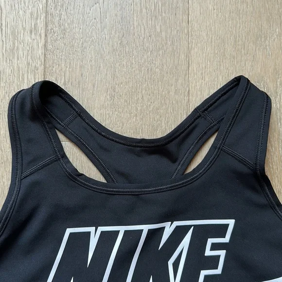 nike dri fit sports bra black size s euc - Picture 6 of 8
